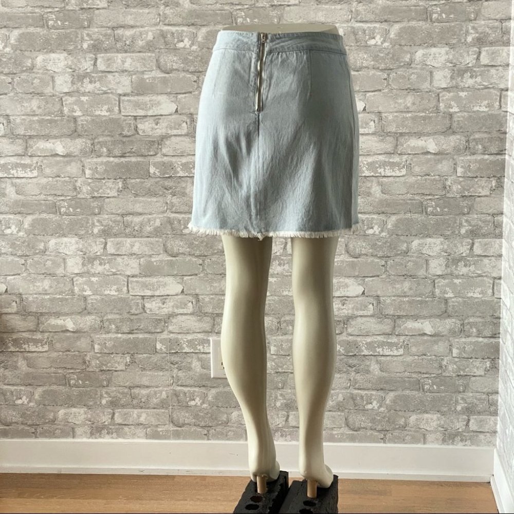 Minkpink Fringe Jean Mini Skirt 🎉HOST PICK🎉 - Picture 8 of 16
